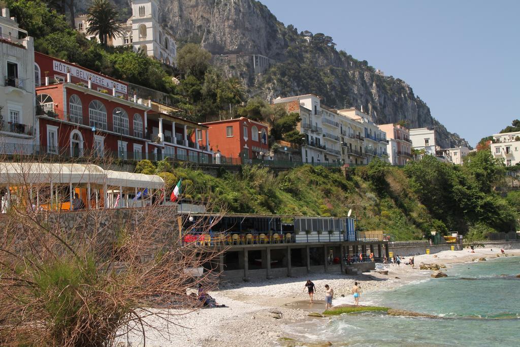 Hotel Belvedere E Tre Re Capri Exteriör bild